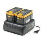 STIGA Kit batería - Cargador de batería EC 415 D - motoscamaralweb.com