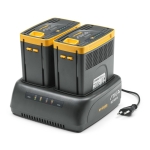 STIGA Kit batería - Cargador de batería EC 415 D - motoscamaralweb.com