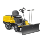 STIGA Accesorio - Tractor cortacésped de corte frontal CUCHILLA QUITANIEVE PARK 300-300M - motoscamaralweb.com