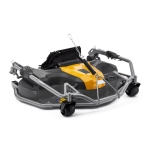 STIGA Unidad de corte frontal - Tractor cortacésped de corte frontal UNIDAD DE CORTE COMBI PRO 110 Q PLUS - motoscamaralweb.com