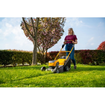 STIGA Cortacésped de batería Collector 48 S AE Kit - motoscamaralweb.com