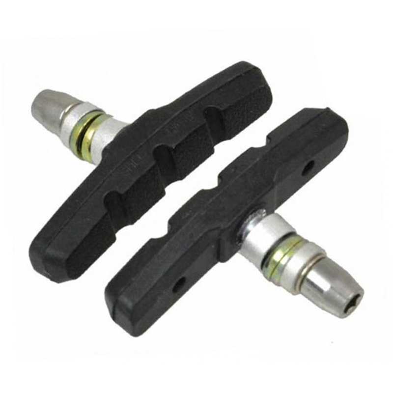 ALHONGA Juego de 4 zapatas de freno V-Brake. Color Negro - motoscamaralweb.com ALHONGA Juego de 4 zapatas de freno V-Brake. Color Negro - motoscamaralweb.com