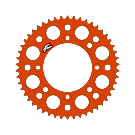 Corona RENTHAL aluminio ultraligera autolimpiable 518U - 420 - motoscamaralweb.com