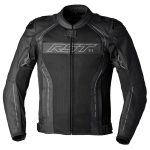 Chaqueta de cuero RST S-1 Mesh CE hombre - Negro - motoscamaralweb.com