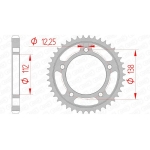 Corona AFAM acero estándar 10508 - Paso 530 - motoscamaralweb.com