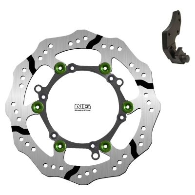 Kit disco de freno sobredimensionado NG BRAKES ondulado flotante - motoscamaralweb.com