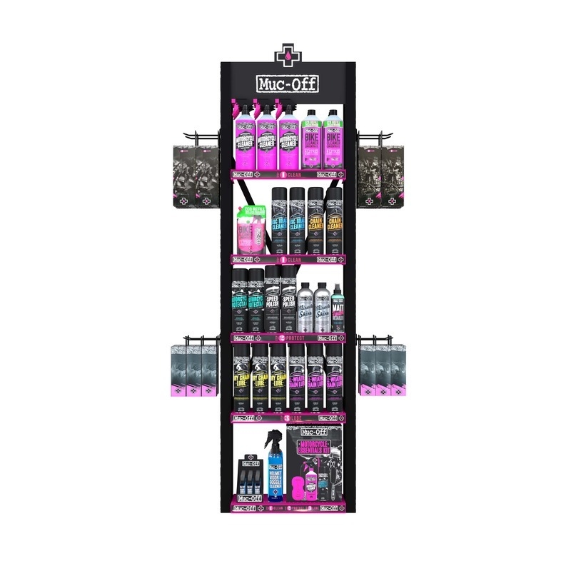 Expositor MUC-OFF Single Display (paquete 1/3) - motoscamaralweb.com