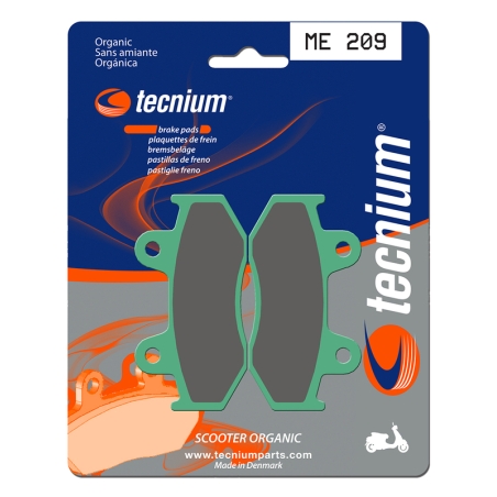 Pastillas de freno Tecnium Scooter orgánicas ME209 - motoscamaralweb.com