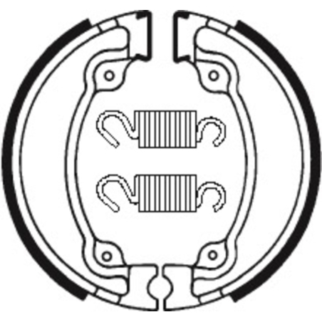 Zapatas de freno Tecnium BA026 - motoscamaralweb.com