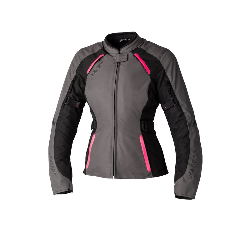 Chaqueta Textil (Mujer) RST AVA CE Rosa Flúor. Talla 10/S - motoscamaralweb.com