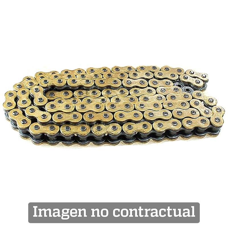 Cadena DID 428VX con 118 eslabones oro/negro - motoscamaralweb.com