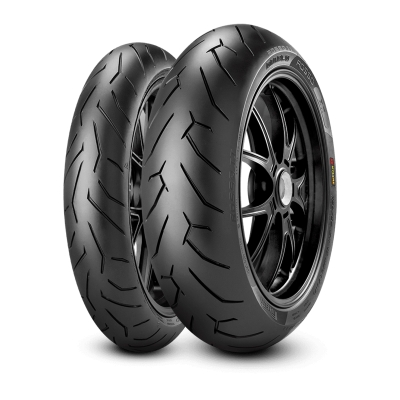 Neumático PIRELLI DIABLO ROSSO II 200/50 ZR 17 M/C (75W) TL - motoscamaralweb.com
