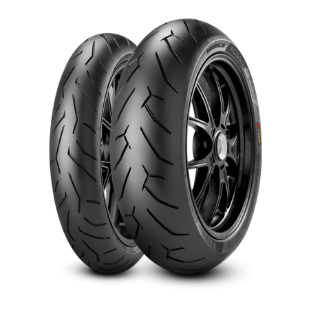Neumático PIRELLI DIABLO ROSSO II 200/50 ZR 17 M/C (75W) TL - motoscamaralweb.com