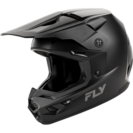 Casco infantil FLY RACING Kinetic Solid - Negro mate - motoscamaralweb.com