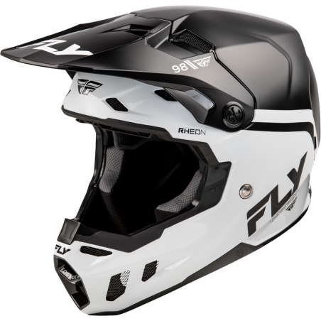 Casco FLY RACING Formula CC Objective - Negro / Blanco - motoscamaralweb.com