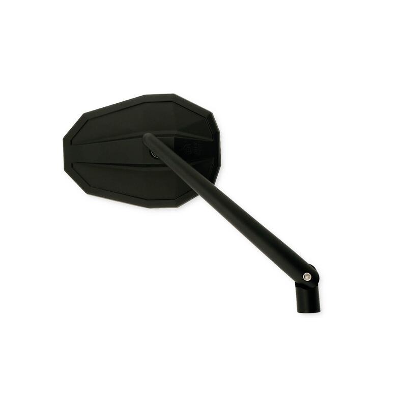 Retrovisor de manillar HIGHSIDER smart Straight - negro - motoscamaralweb.com