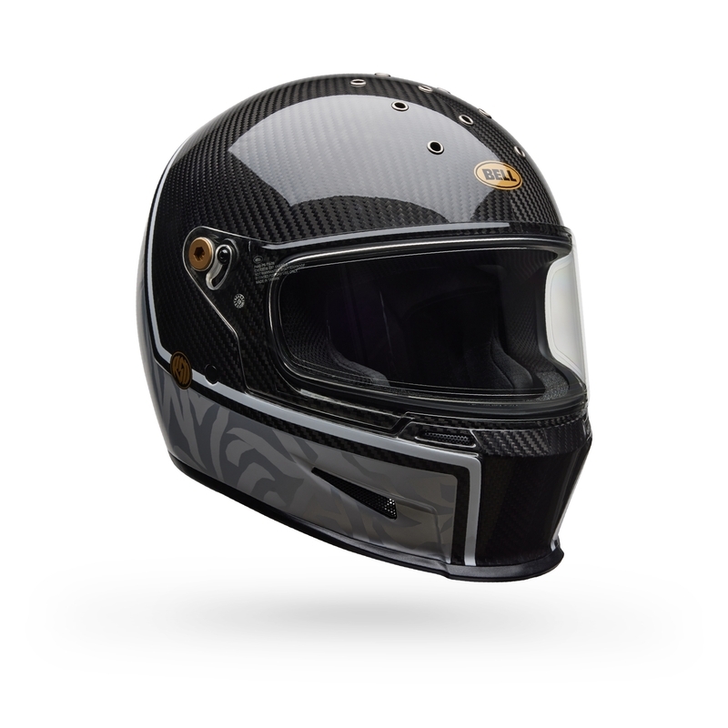Casco BELL Eliminator Carbon - RSD Journey Satin/Gloss Black/Gray - motoscamaralweb.com