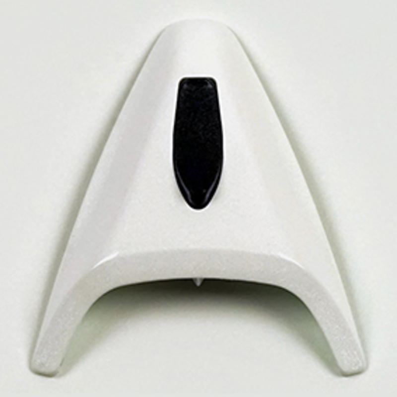 Ventilación frontal Central ARAI (DELTA DUCT-5). Blanco Diamante - motoscamaralweb.com