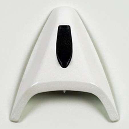 Ventilación frontal Central ARAI (DELTA DUCT-5). Blanco Diamante - motoscamaralweb.com