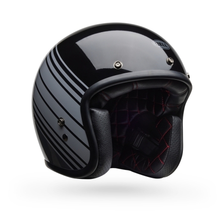 Casco BELL Custom 500 - Edge Gloss Metallic Black/Gray - motoscamaralweb.com