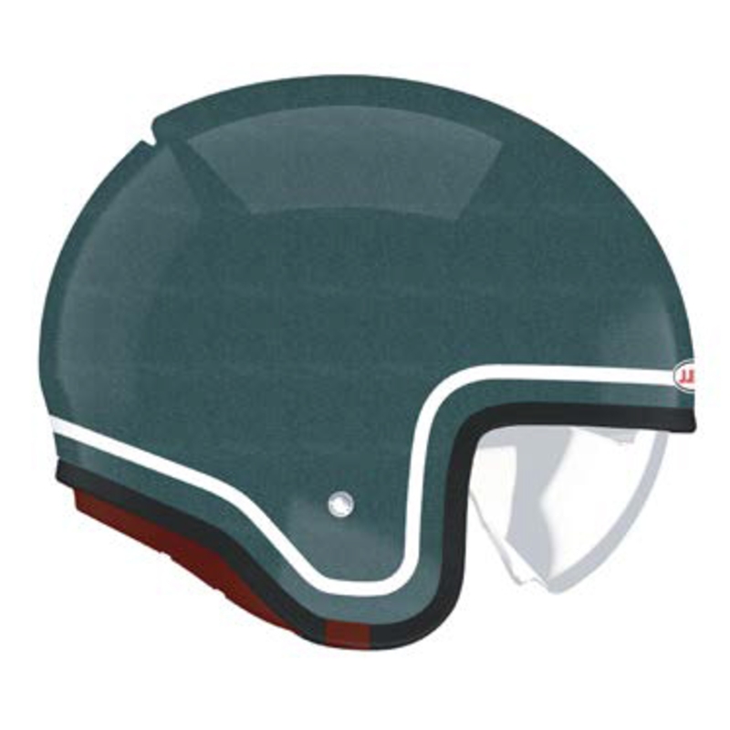Casco BELL TX501 - Classic Gloss Emerald - motoscamaralweb.com