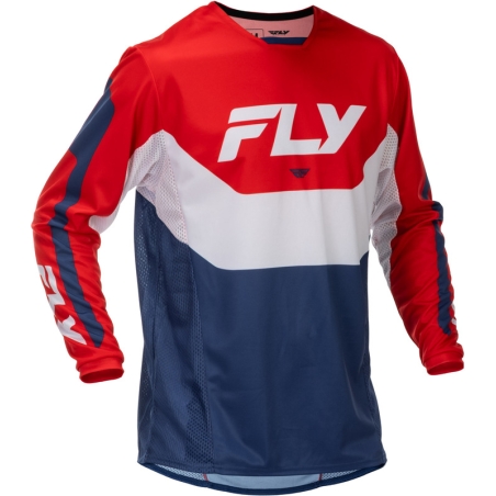 Camiseta FLY RACING Kinetic - rojo/blanco/azul - motoscamaralweb.com