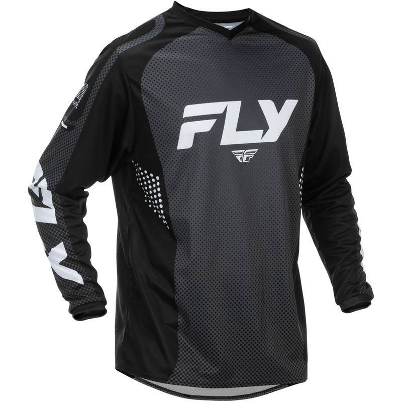 Camiseta FLY RACING F-16 - negro/blanco - motoscamaralweb.com