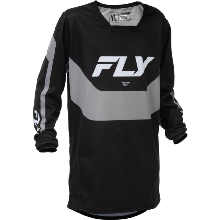 Camiseta infantil FLY RACING Kinetic - negro/gris - motoscamaralweb.com
