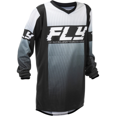 Camiseta infantil FLY RACING F-16 - negro/blanco - motoscamaralweb.com