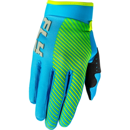 Guantes infantiles FLY RACING F-16 - azul/Hi-Vis - motoscamaralweb.com
