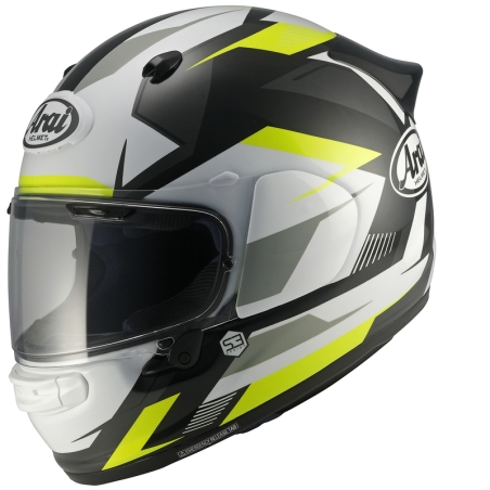 Casco ARAI Quantic Supra - amarillo - motoscamaralweb.com