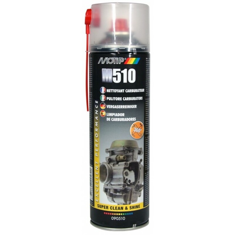 Limpiador de carburador MOTIP spray 500ML - motoscamaralweb.com Limpiador de carburador MOTIP spray 500ML - motoscamaralweb.com