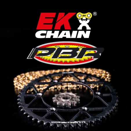 Kit de cadena EK/PBR 520M3 12/51 - corona Standard - motoscamaralweb.com