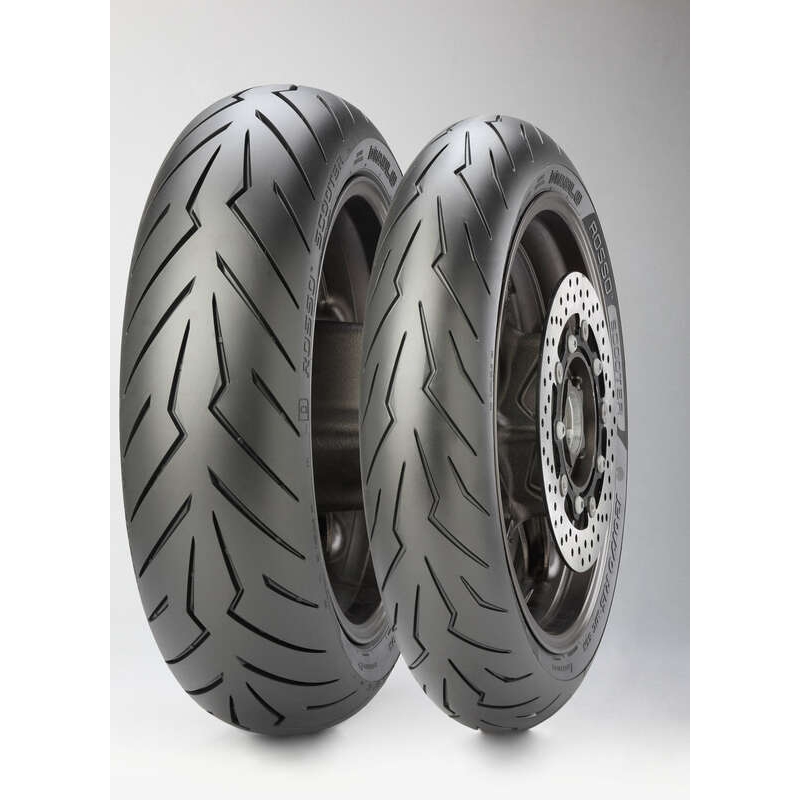 Neumático PIRELLI DIABLO ROSSO SCOOTER REINF (F/R) 100/80-14 M/C 54S TL - motoscamaralweb.com