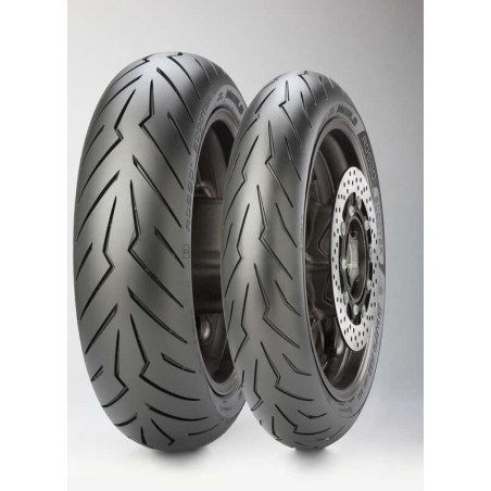 Neumático PIRELLI DIABLO ROSSO SCOOTER REINF (F/R) 100/80-14 M/C 54S TL - motoscamaralweb.com