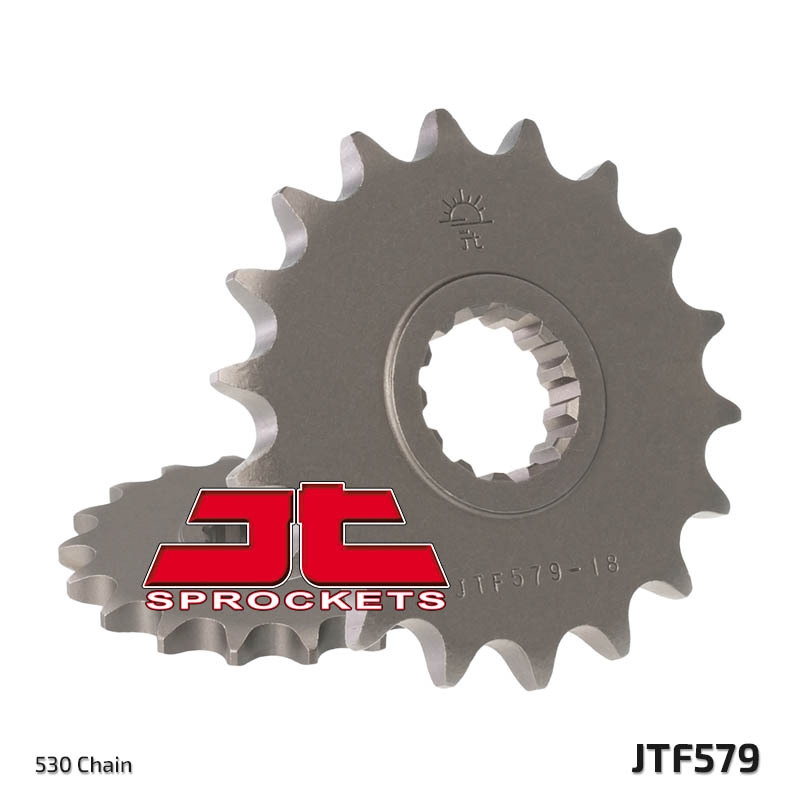 Piñón JT SPROCKETS acero estándar 579 - Paso 530 - motoscamaralweb.com