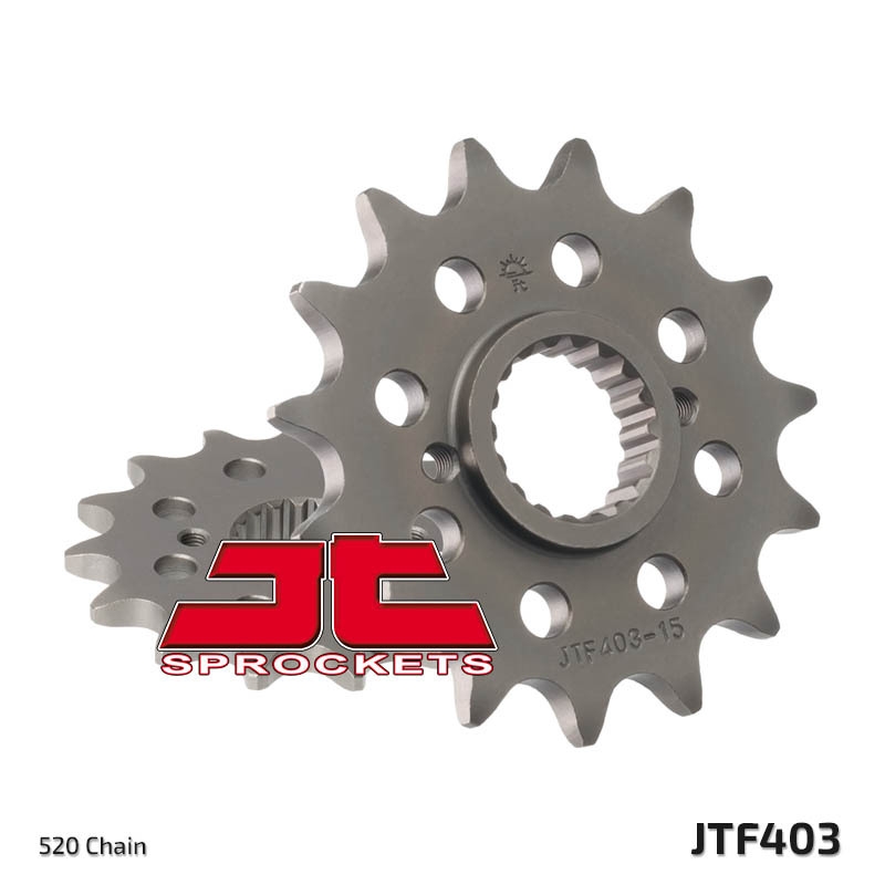Piñón JT SPROCKETS acero estándar 403 - Paso 520 - motoscamaralweb.com