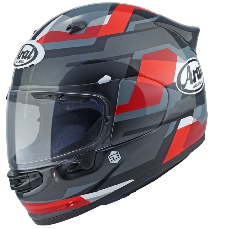 Casco ARAI QUANTIC Abstract - rojo - motoscamaralweb.com