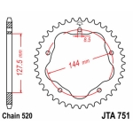 Corona JT SPROCKETS acero estándar 751 - Paso 520 - Requiere portacoronas JT SPROCKETS - motoscamaralweb.com Corona JT SPROCKETS acero estándar 751 - Paso 520 - Requiere portacoronas JT SPROCKETS - motoscamaralweb.com