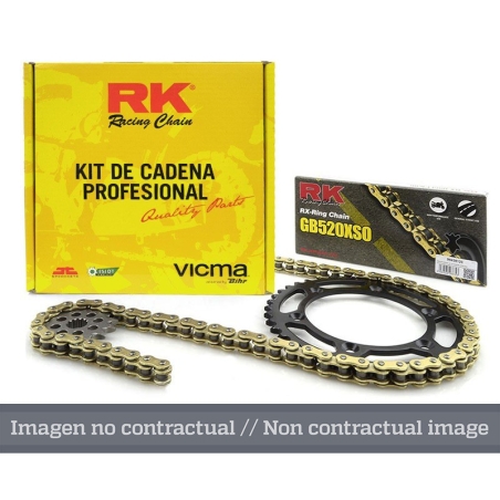 Kit cadena RK 428MXZ (14-50-122) - motoscamaralweb.com