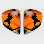 Cubiertas laterales ARAI PEDROSA SPIRIT Oro (Compatible sistema VAS-V) - motoscamaralweb.com