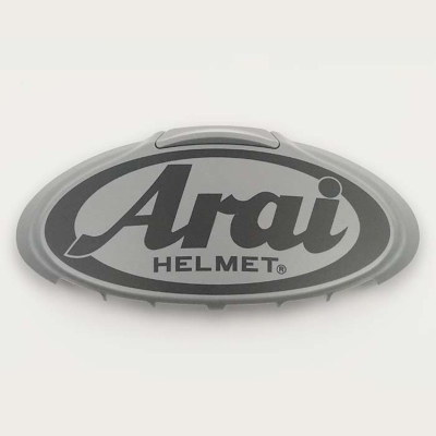 Ventilación superior ARAI 3D LOGO. Gris - motoscamaralweb.com