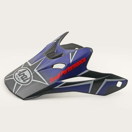 Visera ARAI MX-V - Stars &amp;amp; Stripes Naranja - motoscamaralweb.com