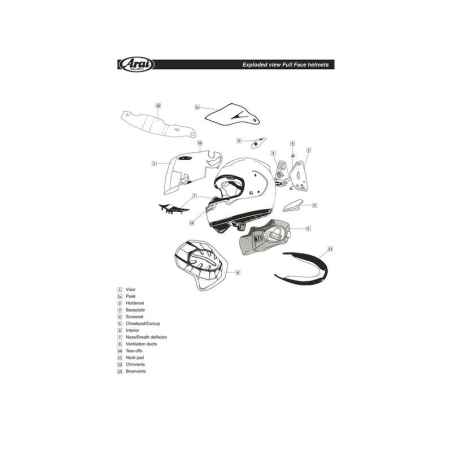 Cubiertas laterales ARAI MAVERICK GP Réplica (Compatible sistema VAS-V) - motoscamaralweb.com