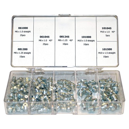 SURTIDO ENGRASADORES 100 PZ METRICA UNIVERSAL- motoscamaralweb.com