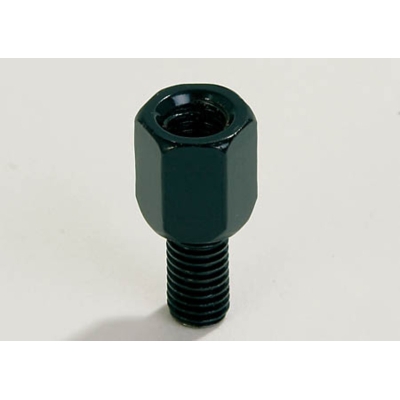 Adaptador de retrovisor HIGHSIDER smart de rosca derecha M8 a rosca derecha M10 - negro - motoscamaralweb.com