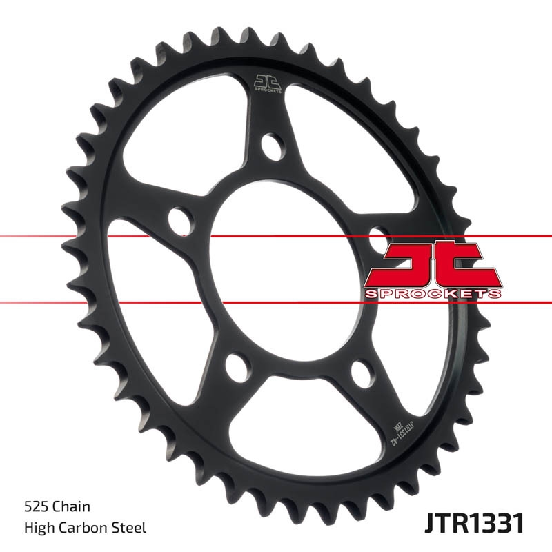 Corona JT SPROCKETS acero estándar 1331 - 525 - motoscamaralweb.com Corona JT SPROCKETS acero estándar 1331 - 525 - motoscamaralweb.com