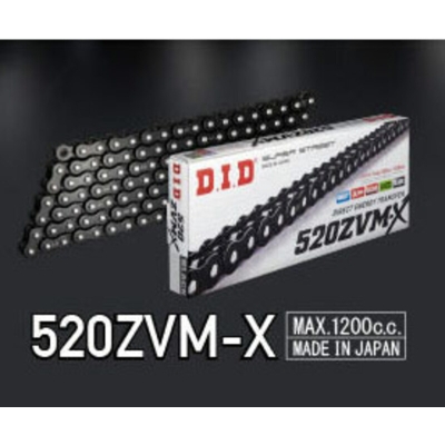 Cadena D.I.D 520ZVM-X X-Ring - Paso 520 - motoscamaralweb.com