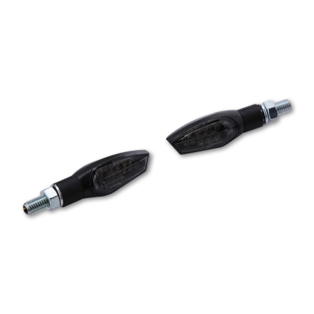 Intermitente LED HIGHSIDER smart Nova - cristal ahumado - homologado E - par - motoscamaralweb.com