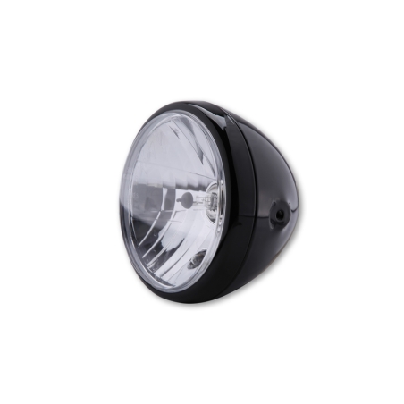 Faro delantero HIGHSIDER smart Reno - 7 inch - negro - 1 pieza - motoscamaralweb.com
